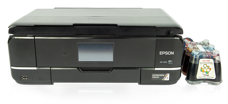 Epson XP-970 with rihac CISS Continuous Ink Supply System